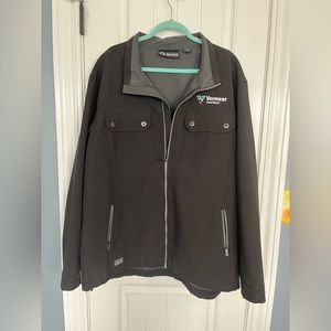 Men’s Dry-Duck Performance Jacket with logo.